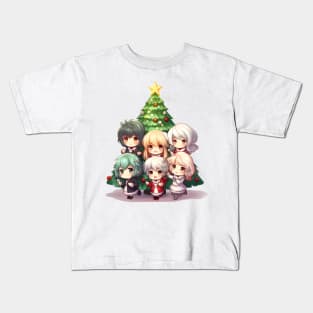 Christmas With Your Favorite Anime Kids T-Shirt